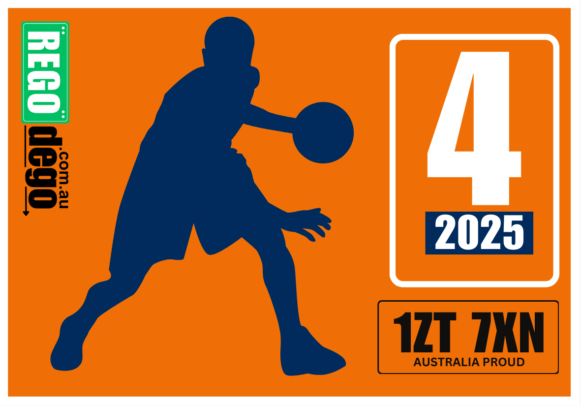 Basketball - REGO Reminder Sticker