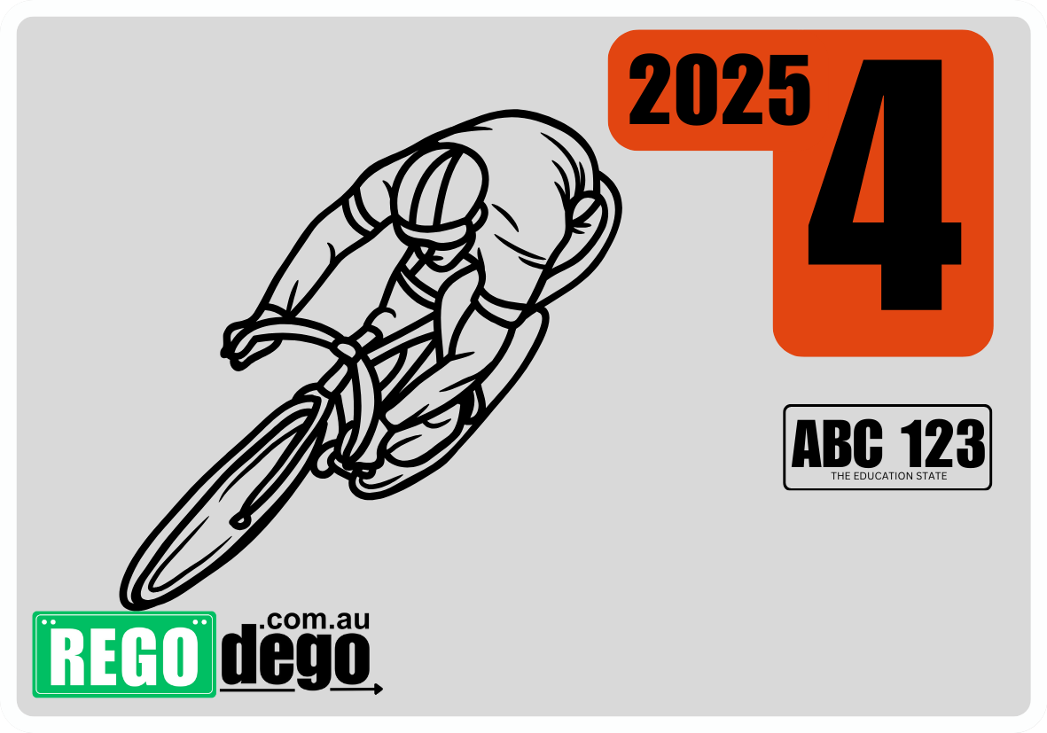 Cycling - REGO Reminder Sticker
