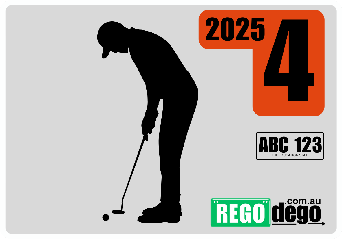 Golf- REGO Reminder Sticker