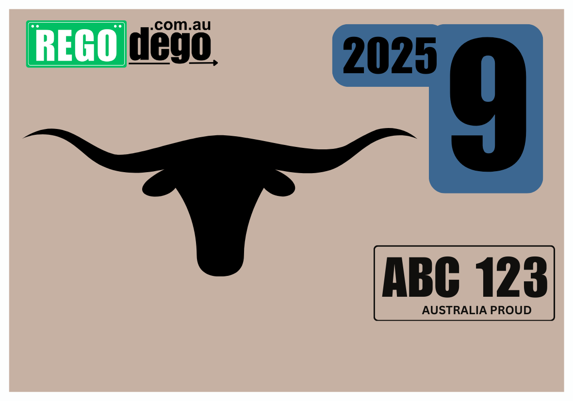 Longhorn - REGO Reminder Sticker