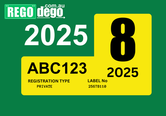 Classic green - REGO Reminder Sticker