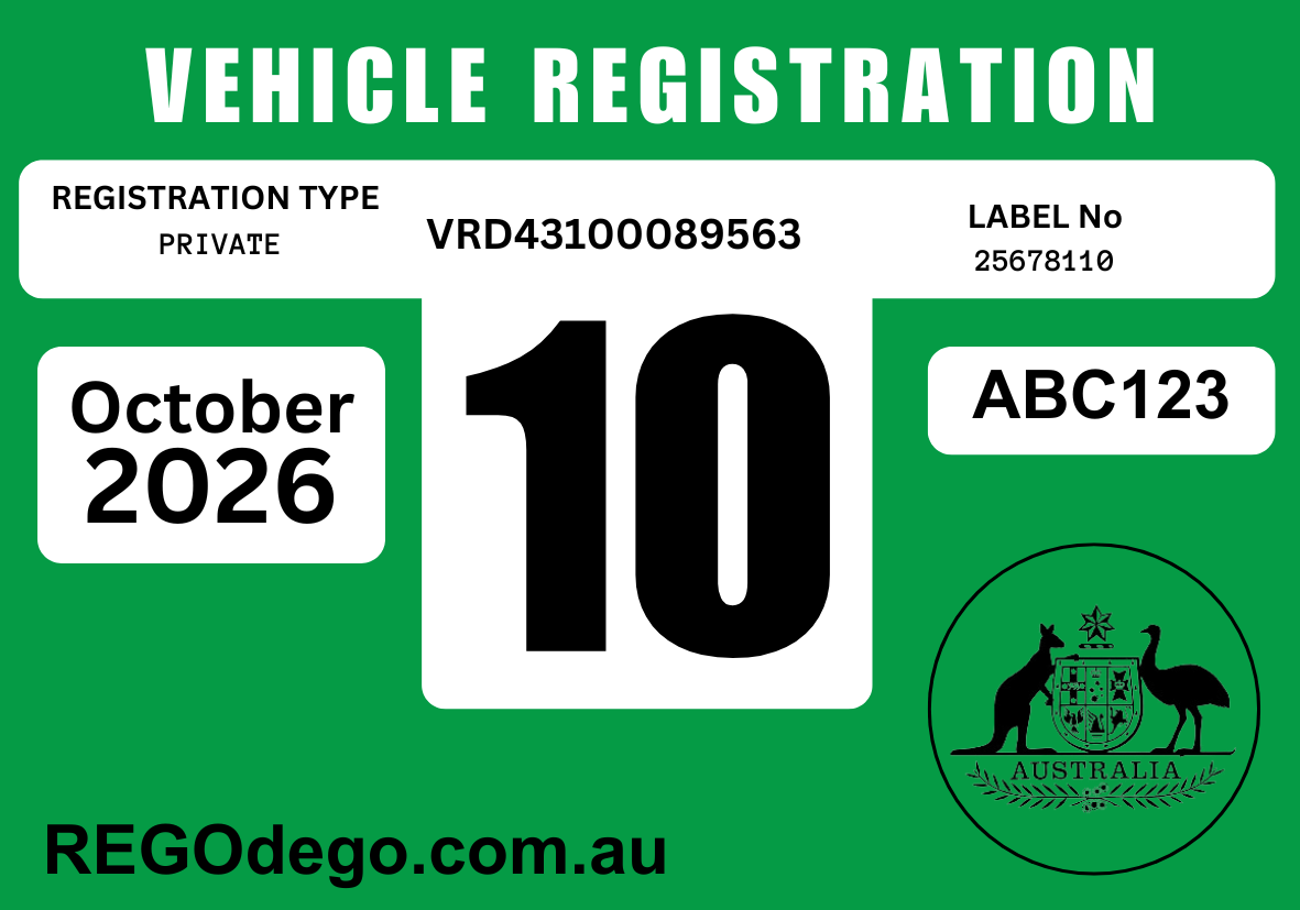 Classic green - REGO Reminder Sticker