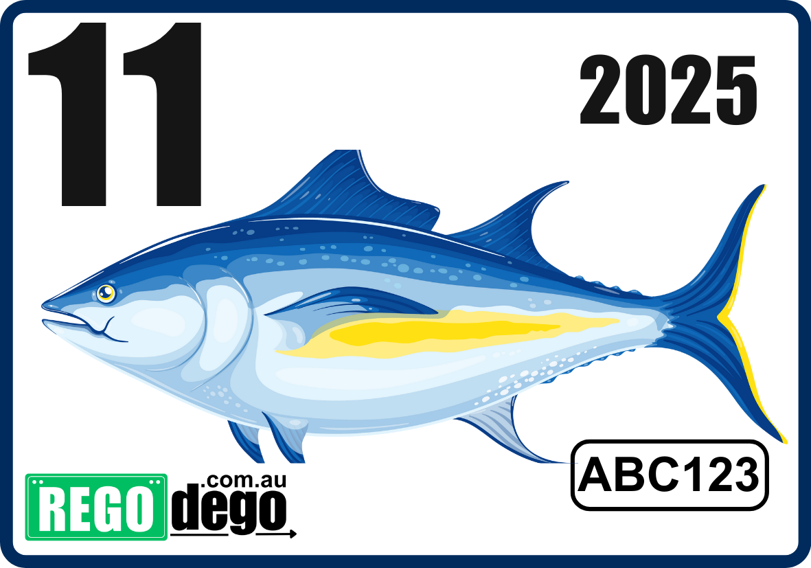 Fishing - REGO Reminder Sticker