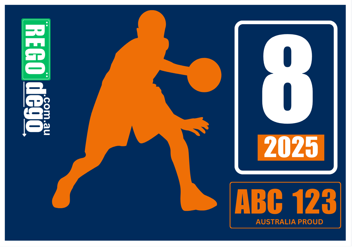 Basketball - REGO Reminder Sticker