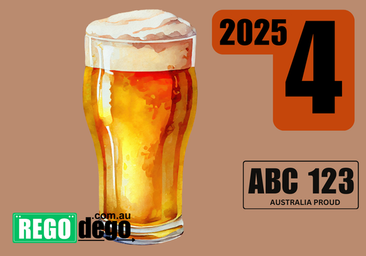 Beer - REGO Reminder Sticker