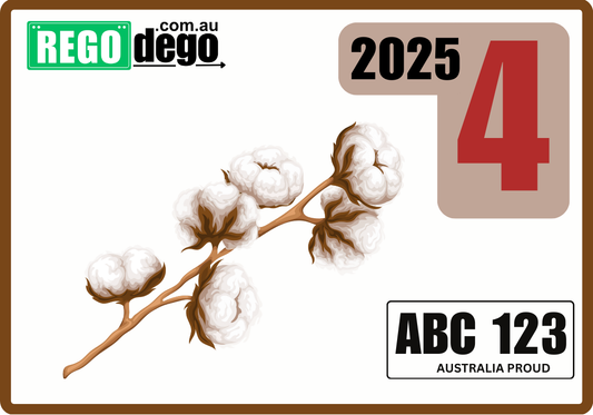 Cotton cropping - REGO Reminder Sticker