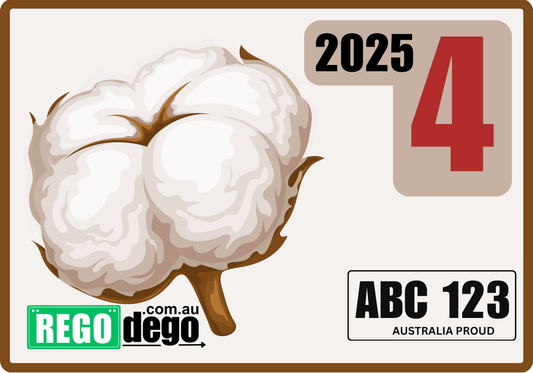 Cotton cropping - REGO Reminder Sticker