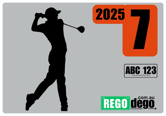 Golf- REGO Reminder Sticker