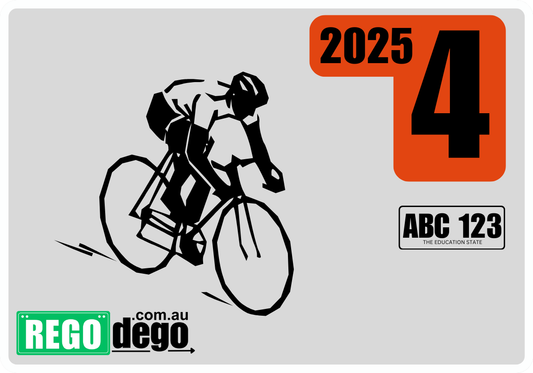 Cycling - REGO Reminder Sticker