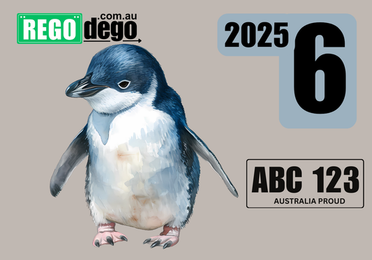 Fairy Penguin - REGO Reminder Sticker