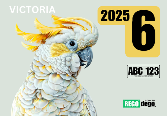 Cocky  - REGO Reminder Sticker