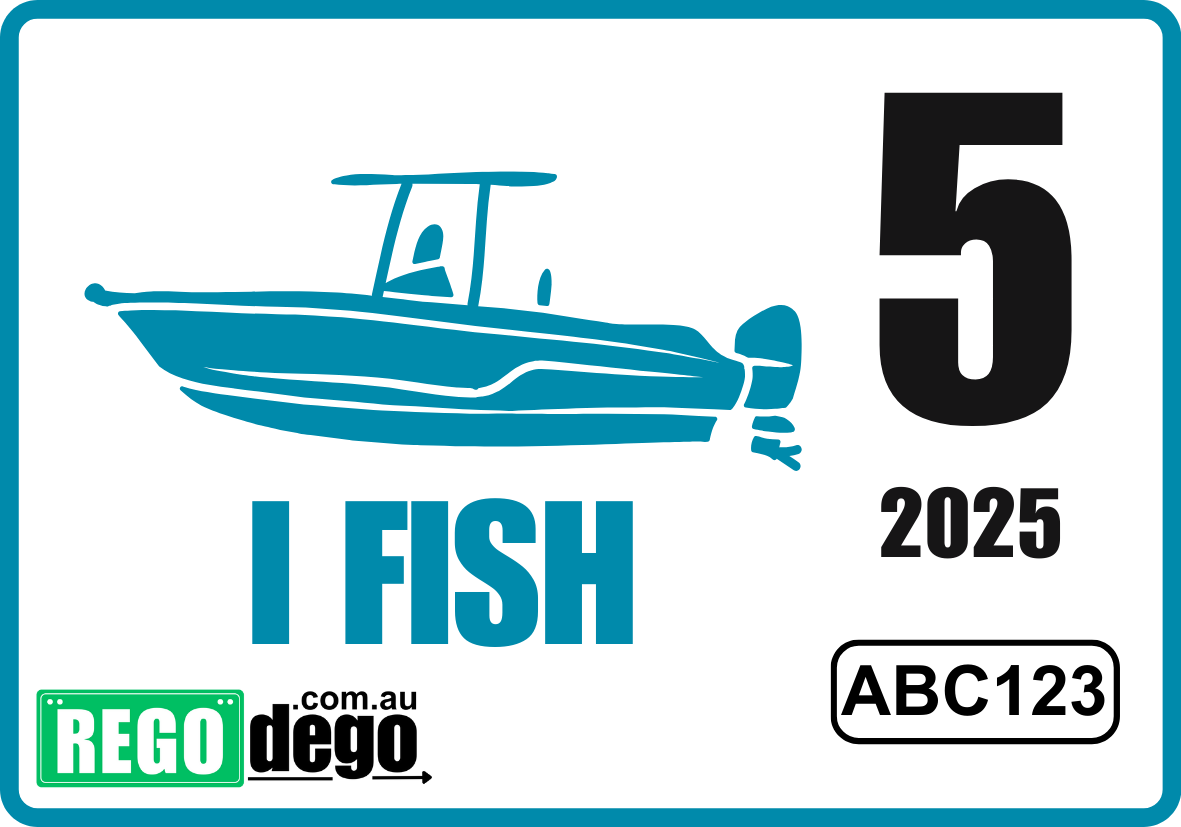 Fishing - REGO Reminder Sticker