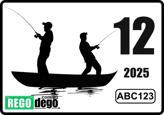 Fishing - REGO Reminder Sticker