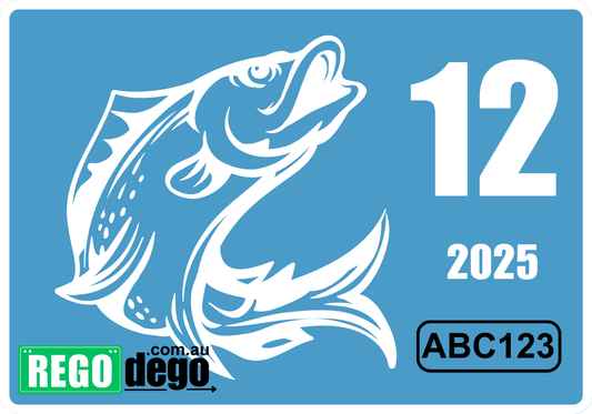 Fishing - REGO Reminder Sticker
