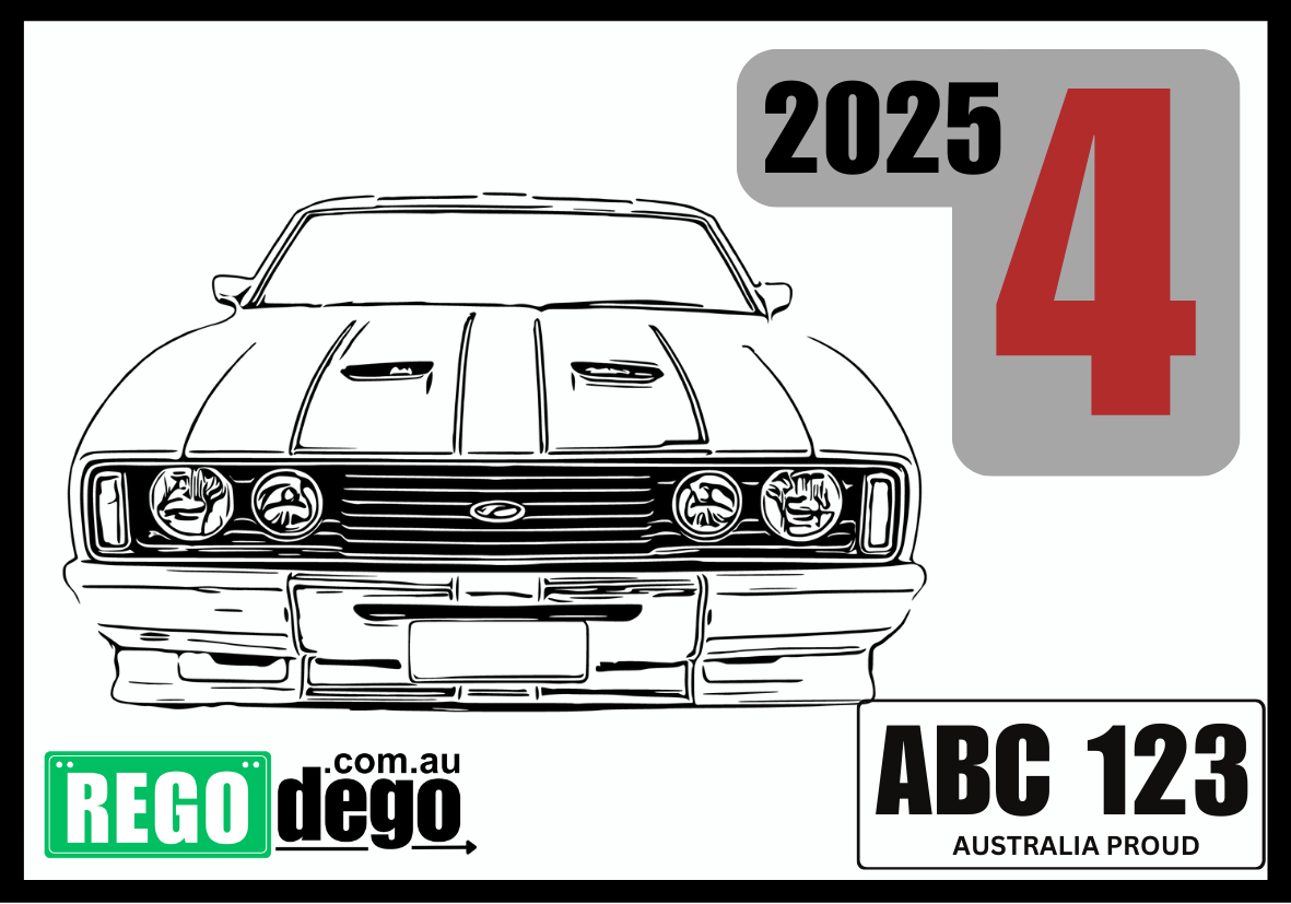 Ford Cobra - REGO Reminder Sticker