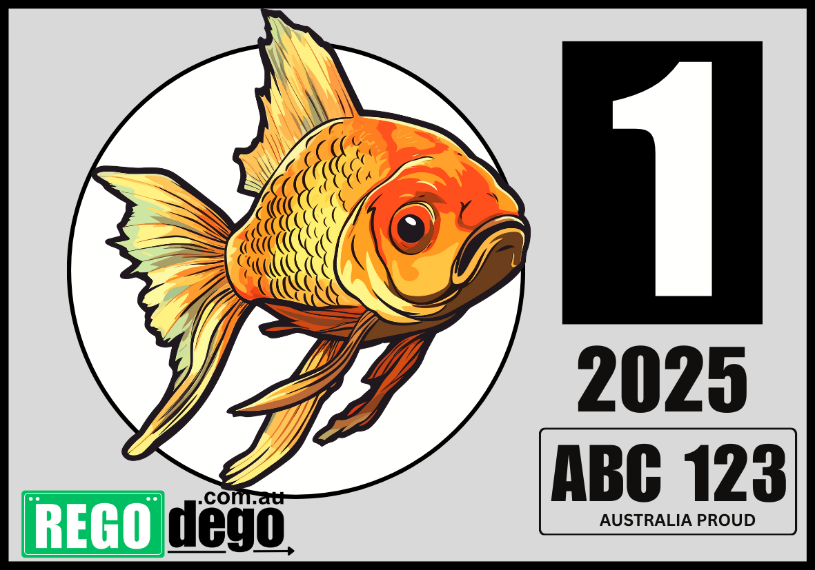 Goldfish - REGO Reminder Sticker