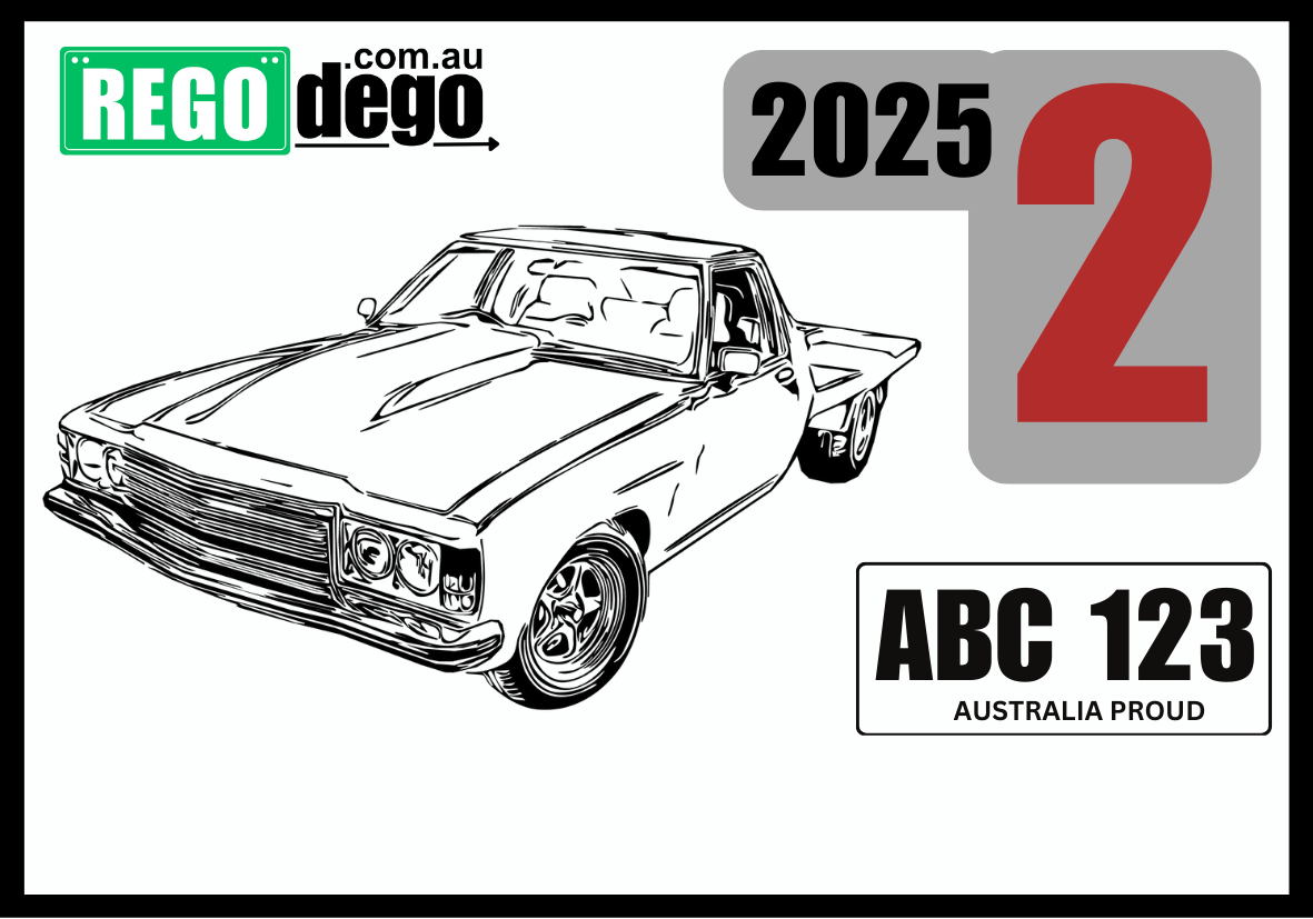 Ute - REGO Reminder Sticker