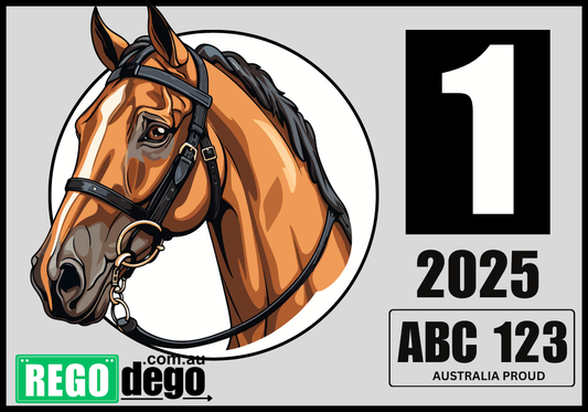 Horse - REGO Reminder Sticker