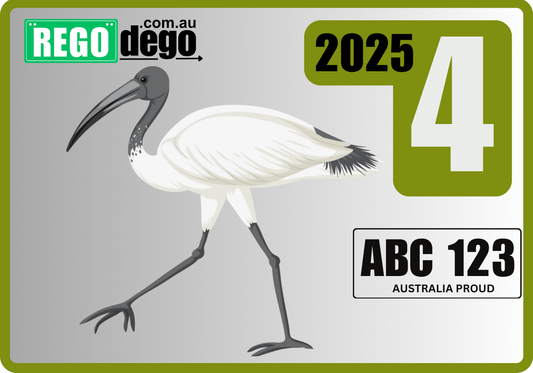 Bin chicken - REGO Reminder Sticker