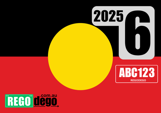 Indigenous flag - REGO Reminder Sticker