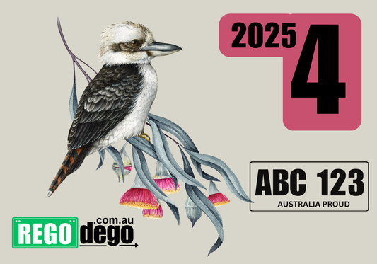 Kookaburra - REGO Reminder Sticker