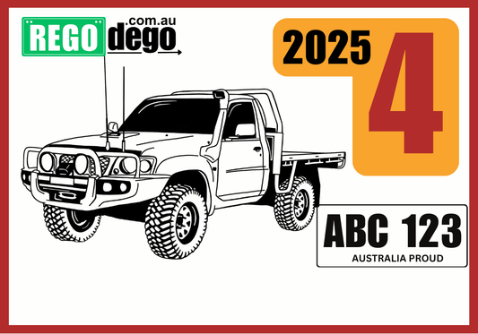 Patrol - REGO Reminder Sticker