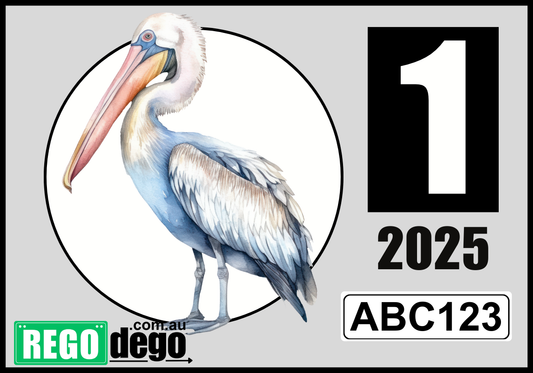 Pelican- REGO Reminder Sticker