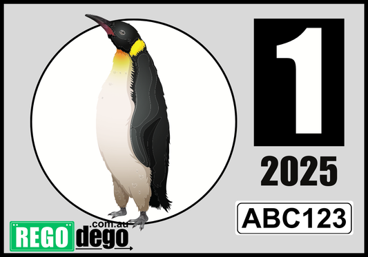 Penguin- REGO Reminder Sticker