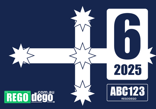 Rebellion flag - REGO Reminder Sticker