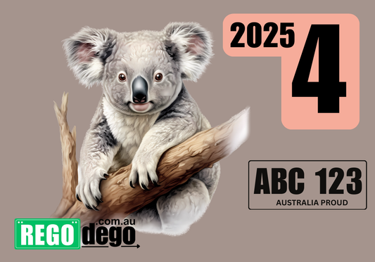 Koala - REGO Reminder Sticker