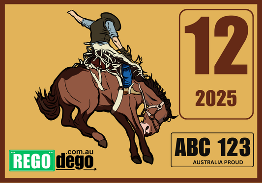 Rodeo - REGO Reminder Sticker