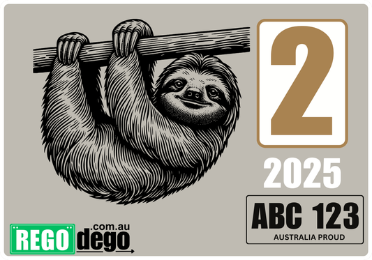 Sloth- REGO Reminder Sticker