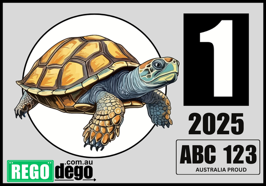 Turtle - REGO Reminder Sticker
