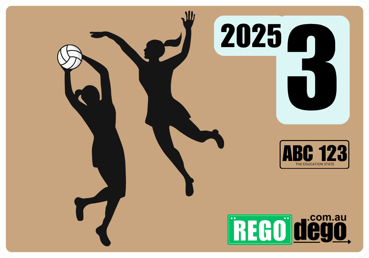 Netball - REGO Reminder Sticker